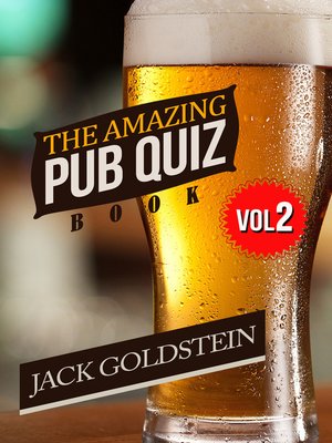 cover image of The Amazing Pub Quiz Book, Volume 2